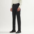 Men's Slim Fit Formal Trousers, चारकोल, small image number null
