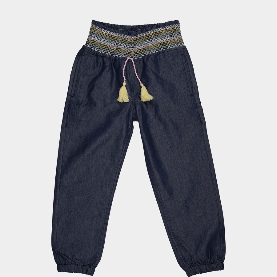 Girls' Jeans, Mid Blue, large