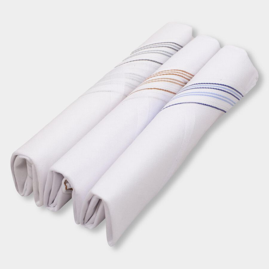 Men's Hanky, सफ़ेद, large