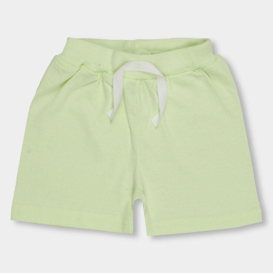 Infants' 100% Cotton Half Pant, पीला, large image number null