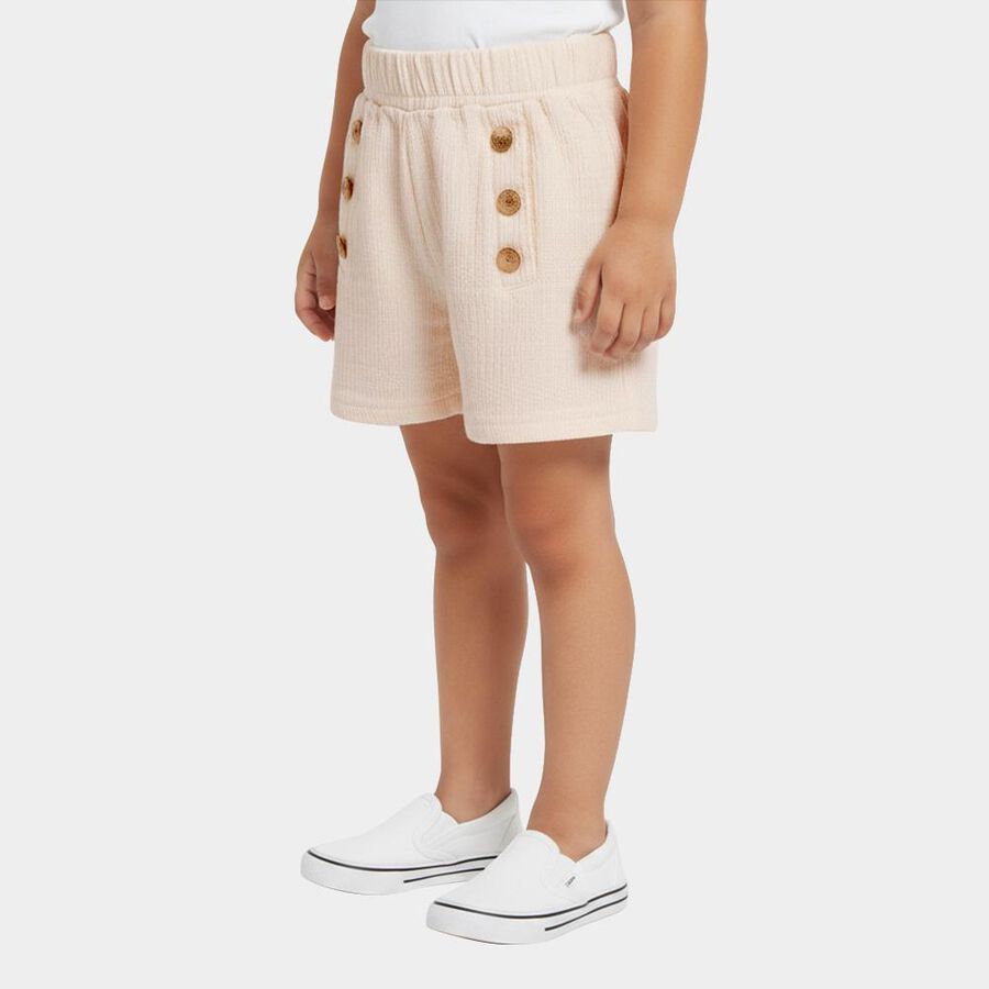 Girls' Shorts, ऑफ व्हाइट, large