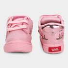Girls Soft Baby Pink Lace-Up Casual Shoes, गुलाबी, small image number null