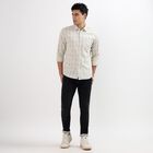 Men's 100% Cotton Casual Shirt, Light Green, small image number null