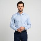 Men's Light Blue Formal Shirt, हल्का नीला, small