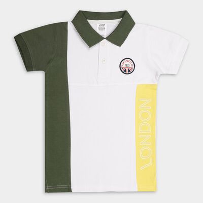 Boys' 100% Cotton Half Sleeves T-Shirt