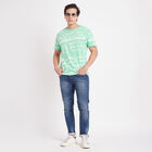 All Over Print Round Neck T-Shirt, हल्का हरा, small image number null