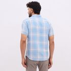 Men's Light Blue Classic Casual Shirt, Light Blue, small