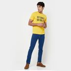 सिंगल जर्सी राउंड नेक टी-शर्ट, Yellow, small image number null