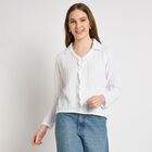 Ladies' Shirt , White, small