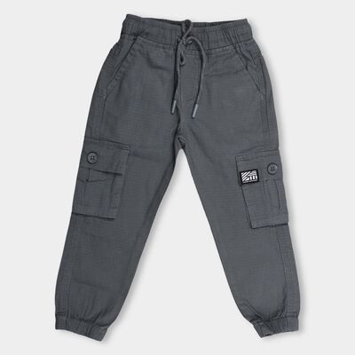 Boys' 100% Cotton Cargo Trouser