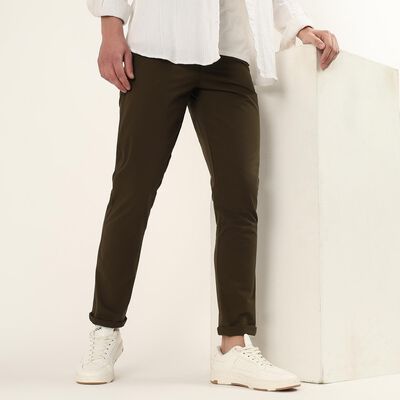 Men's Slim Fit Casual Trousers