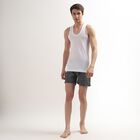 Men's 100% Cotton Basic Vest, White, small image number null