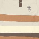 Boys Brown Cotton Round Neck Casual Boys T-Shirt, भूरा, small