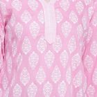 Printed Kurti, Light Pink, small image number null
