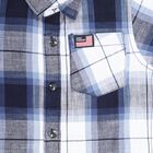 Boys' 100% Cotton Casual Shirt , Mid Blue, small image number null
