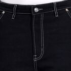 Ladies' 100% Cotton Jeans, काला, small image number null