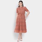 Ladies' Dress , गुलाबी, small