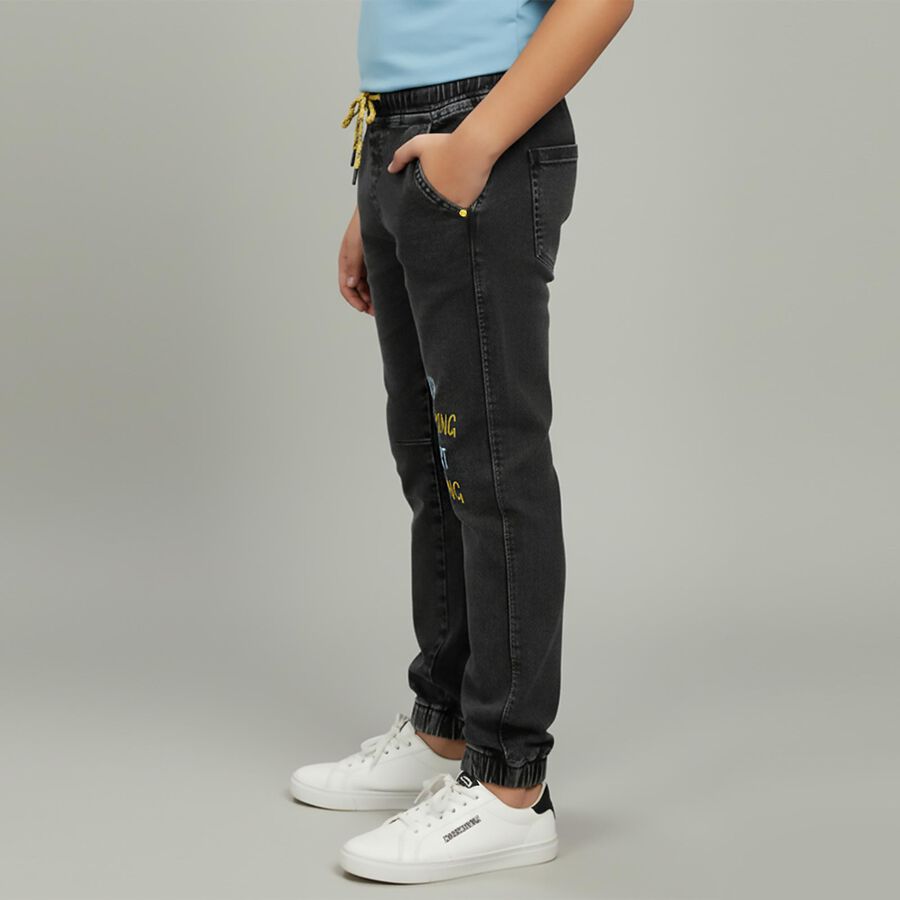 Boys' Jeans, काला, large image number null