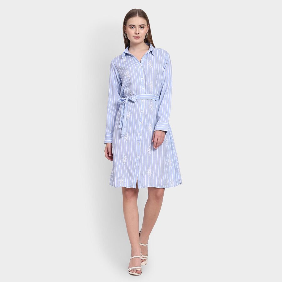 Ladies' Dress , Light Blue, large image number null