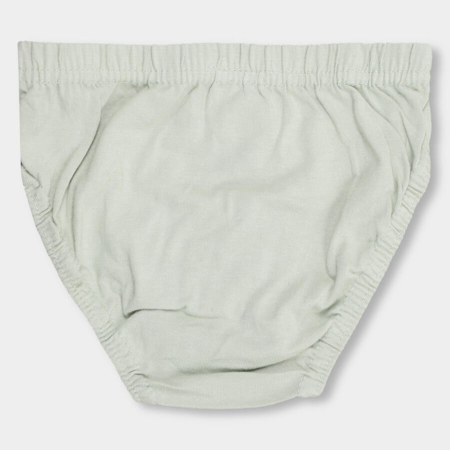 Boys' 100% Cotton Briefs , हल्का हरा, large