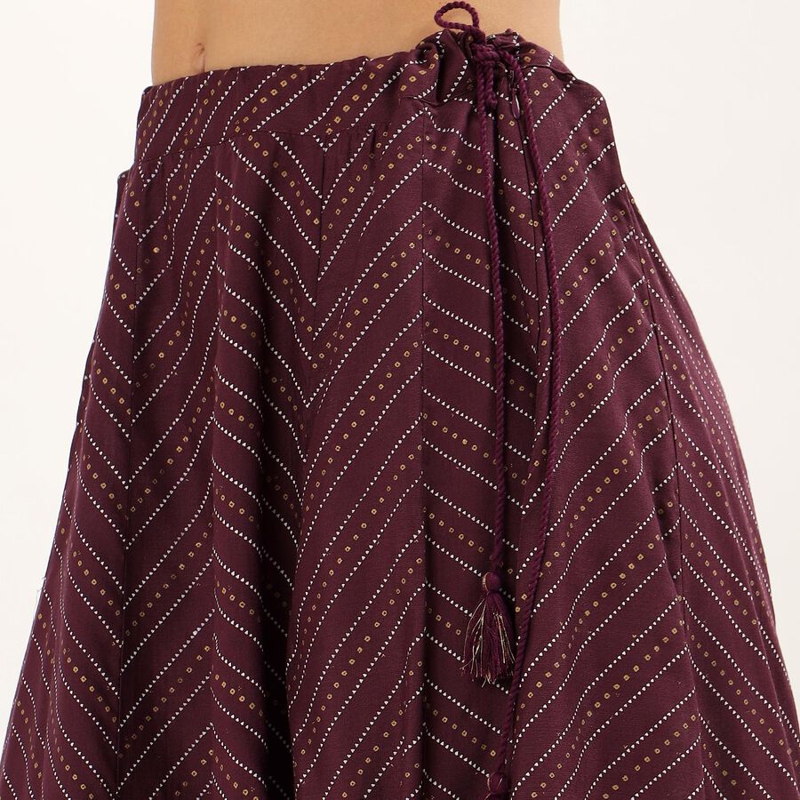 Ladies' Regular Lehenga Skirt, Wine, large image number null