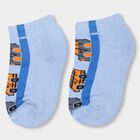 Boys' Navy And Light Blue Jacquard Socks, Navy Blue, small image number null
