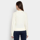 Round Neck Sweatshirt, Off White, small image number null