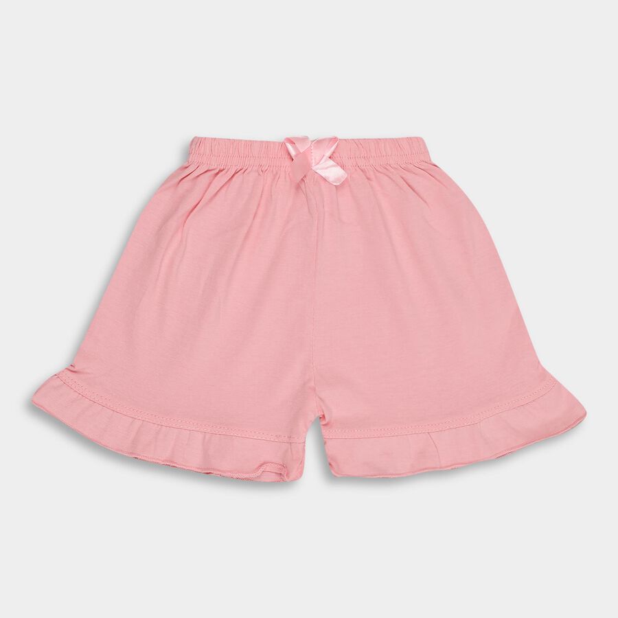Infants' 100% Cotton Half Pant, गुलाबी, large