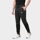 Men's Charcoal Jogger Fit Printed Track Pants, चारकोल, small