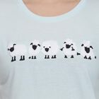 Ladies' Round Neck T-Shirt , नीला, small image number null