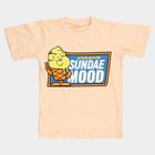 Boys' Half Sleeves T-Shirt, नारंगी, small