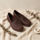 Women's Brown Slip-On Loafers, Brown, small