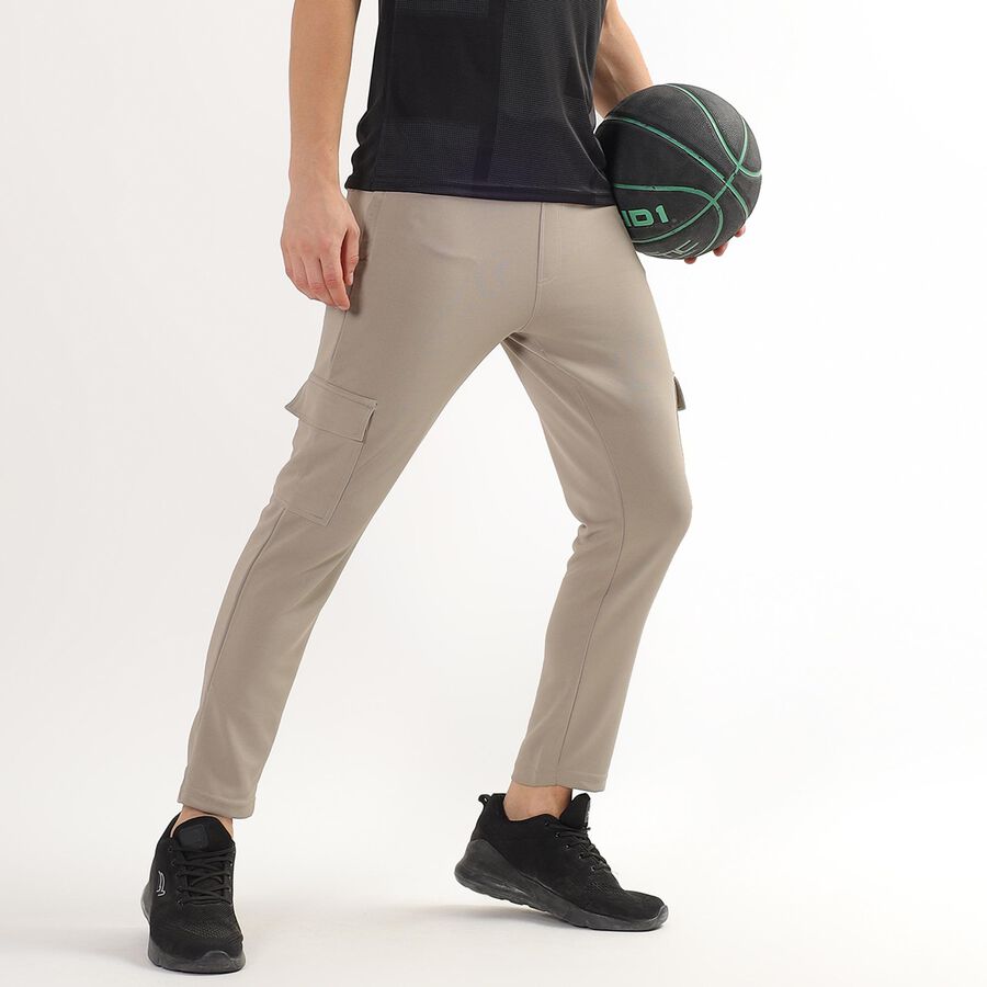 Men's Cross Pocket Jogger , Beige, large image number null