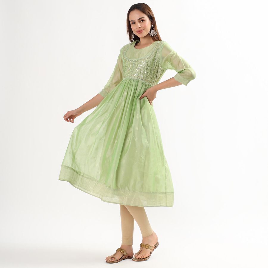 Ladies' Kurta , Light Green, large image number null