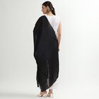 Women's Jet Black Cotton Blend Solid Dupatta, Black, small image number null