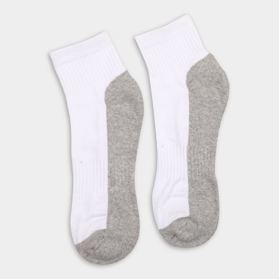 Men's Socks (Pack of 3), नेवी ब्लू, large