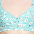 Ladies' 100% Cotton Bra , Light Green, small image number null