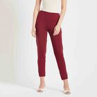 Solid Churidar, Maroon, small image number null
