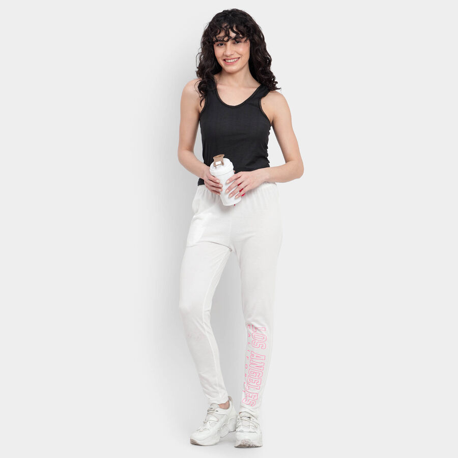 Solid Joggers, White, large image number null
