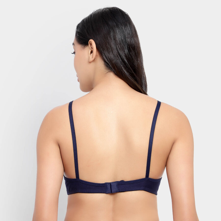Solid Bra, नेवी ब्लू, large image number null