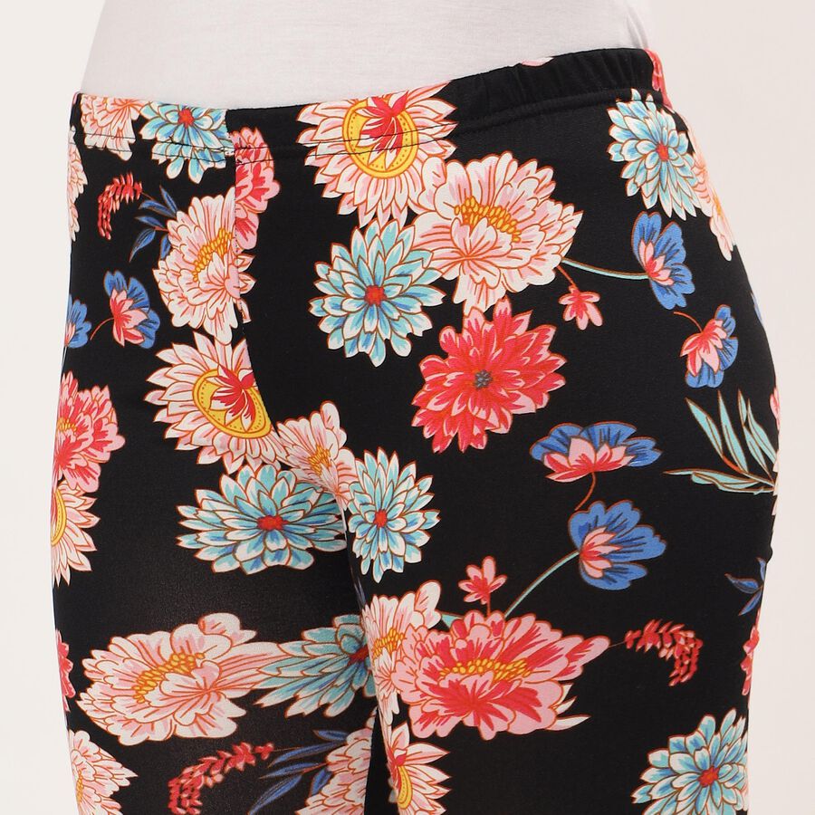 Ladies' Flared Capri , काला, large image number null