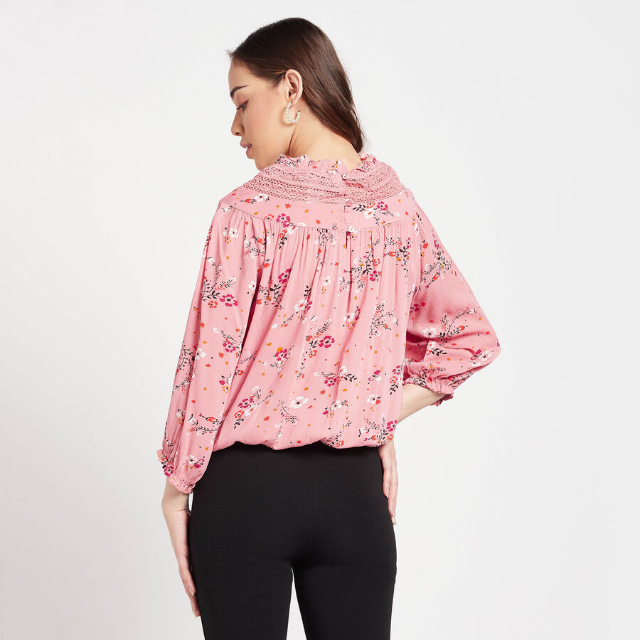 All Over Print Top, Peach, large image number null