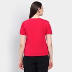 Ladies' Round Neck T-Shirt , Fuchsia, small