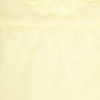 Girls Embellished Short Sleeve Capri Set, Yellow, small image number null