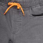 Boys' Grey Regular Fit Faded Jeans, हल्का ग्रे, small image number null