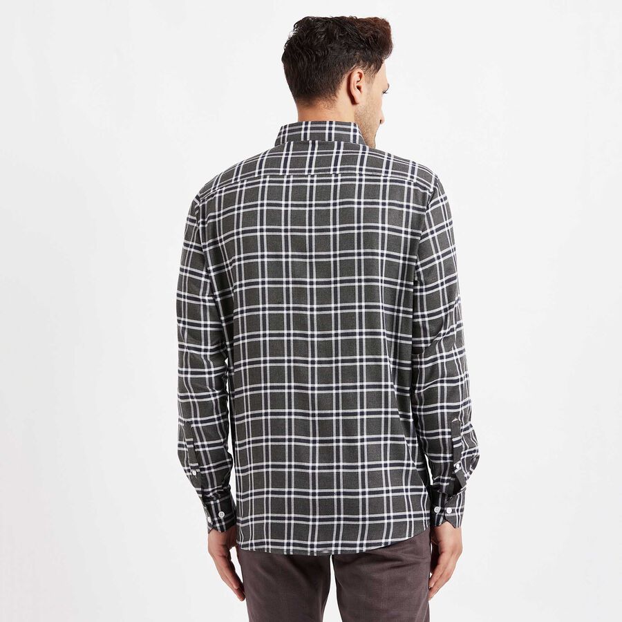 Checks Casual Shirt, Charcoal, large image number null