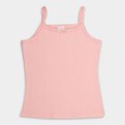 Girls' 100% Cotton Vest (Pack of 2), White, small image number null