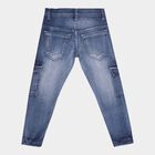 Boys Slim Fit Jeans, गहरा नीला, small image number null