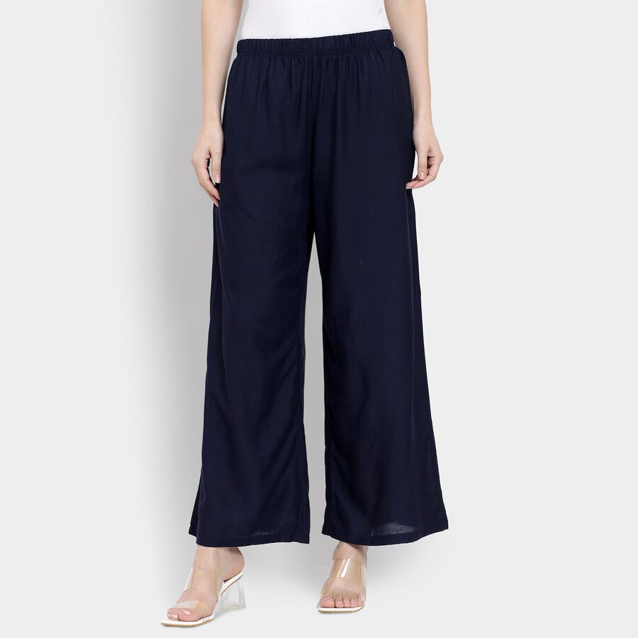 Ladies' Palazzos , नेवी ब्लू, large image number null