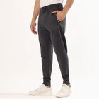 Unisex Charcoal Slim Fit Jogger Track Pants, गहरा ग्रे, small image number null